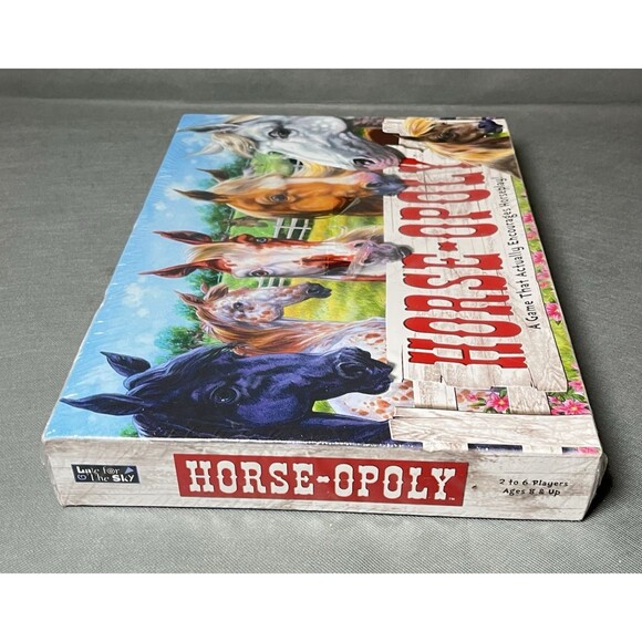 Horse-Opoly Board Game by Late For The Sky NEW-SEALED Horseopoly-Monopoly Game - Picture 5 of 9